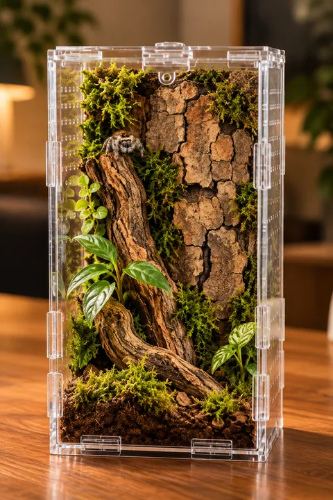Rinde für die Terrarium-Rückwand