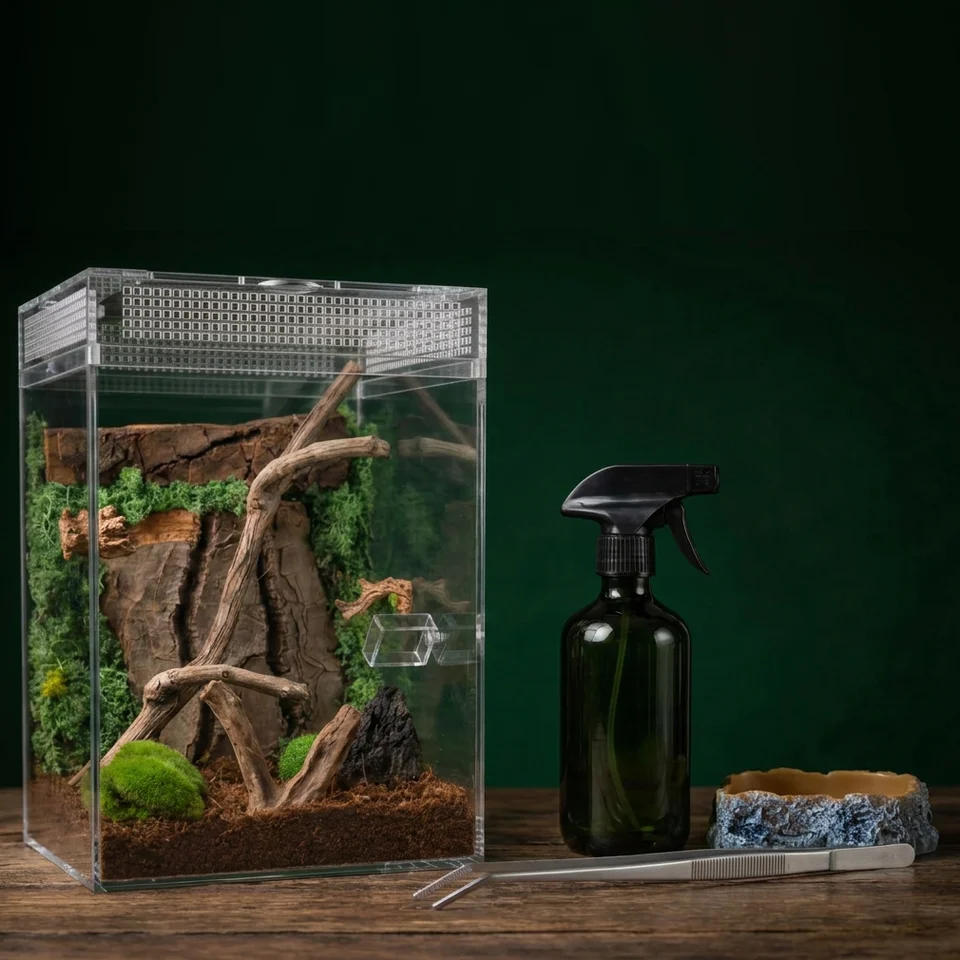 Springspinnen-Terrarium XL – auch als Komplettset