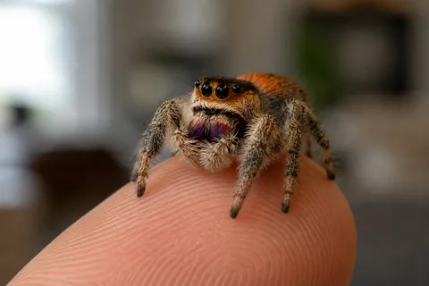 Phidippus regius – die Königs-Springspinne