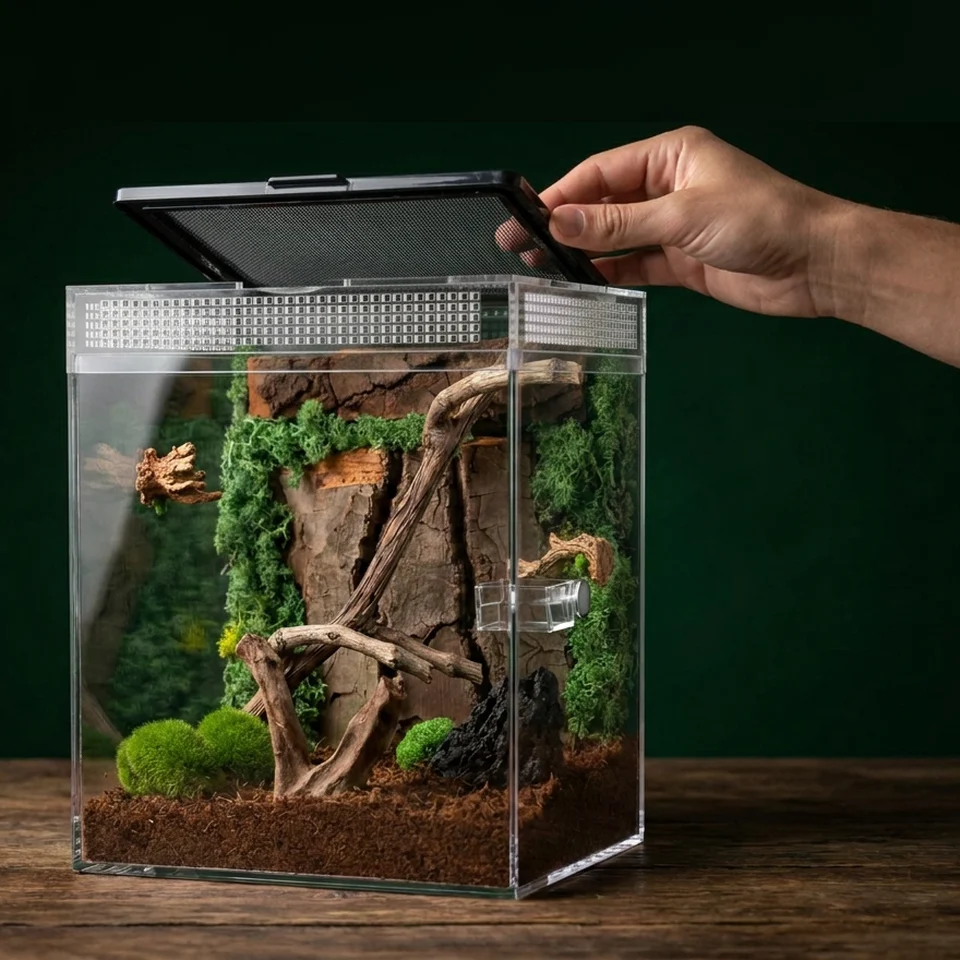Springspinnen-Terrarium XL – auch als Komplettset
