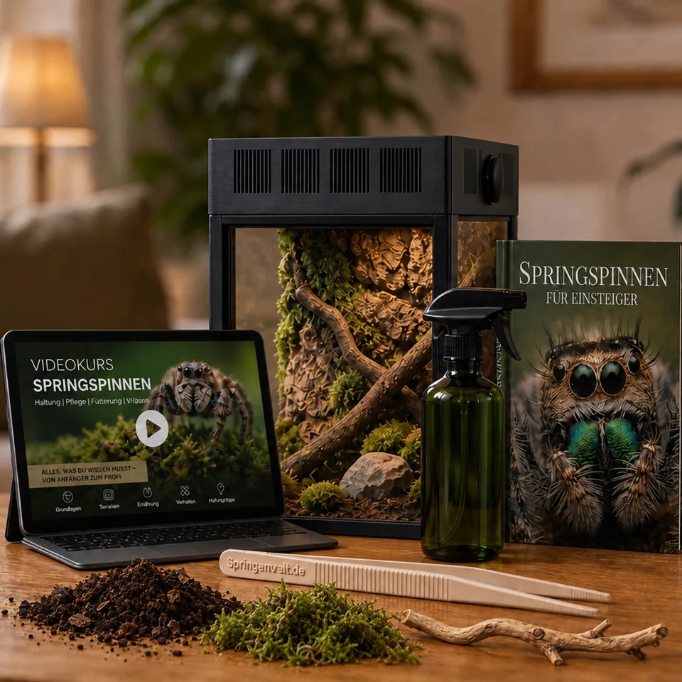 Springspinnen-Terrarium Atrium – auch als Starterset